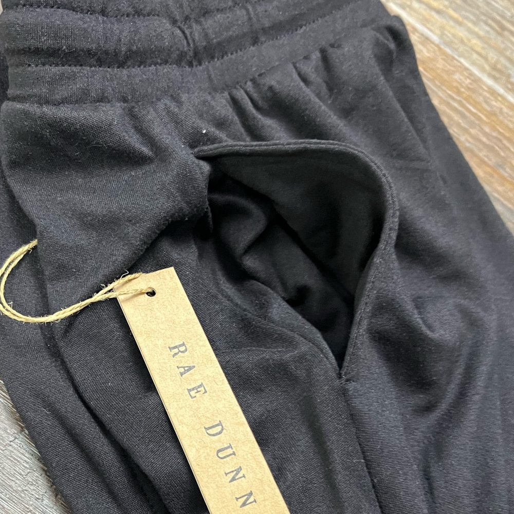 Rae Dunn - ‘Coffee Please - white’ lounge pants. SZ: M, L. NWT - Picture 3 of 5